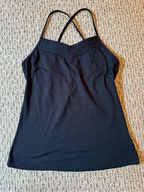 Bloch Dance Black Crisscross Strap Camisole — Size L